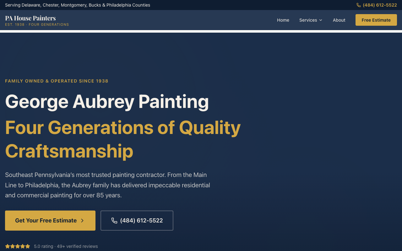 Pennsylvania House Painter website